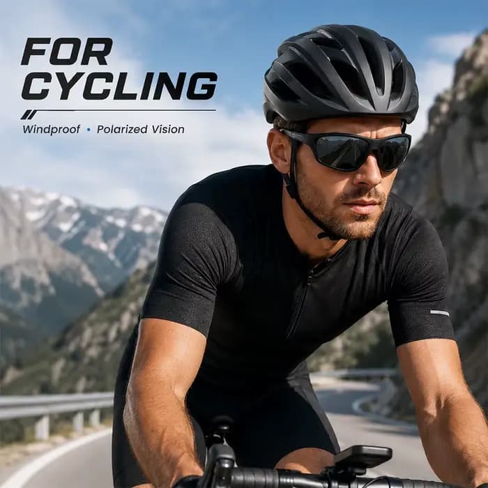 Lunettes de soleil de sport pour hommes