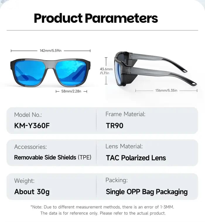 Lunettes de soleil polarisées UV400 pour l'extérieur