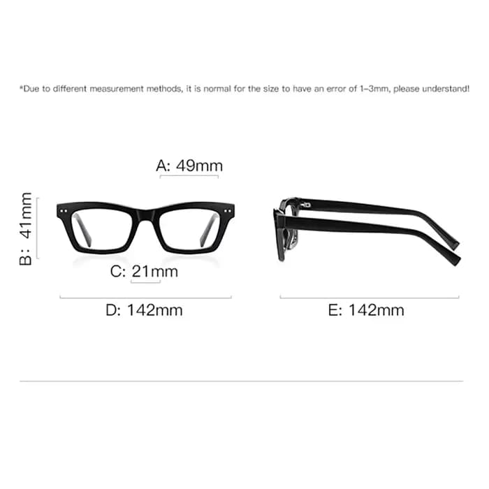Kachawoo-Petites lunettes carrées pour hommes et femmes