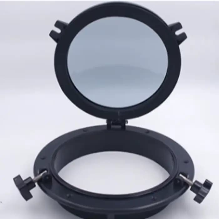 Hublot rond 21/26 cm en verre trempé pour bateau, yacht, camping-car, ouverture de hublot marin