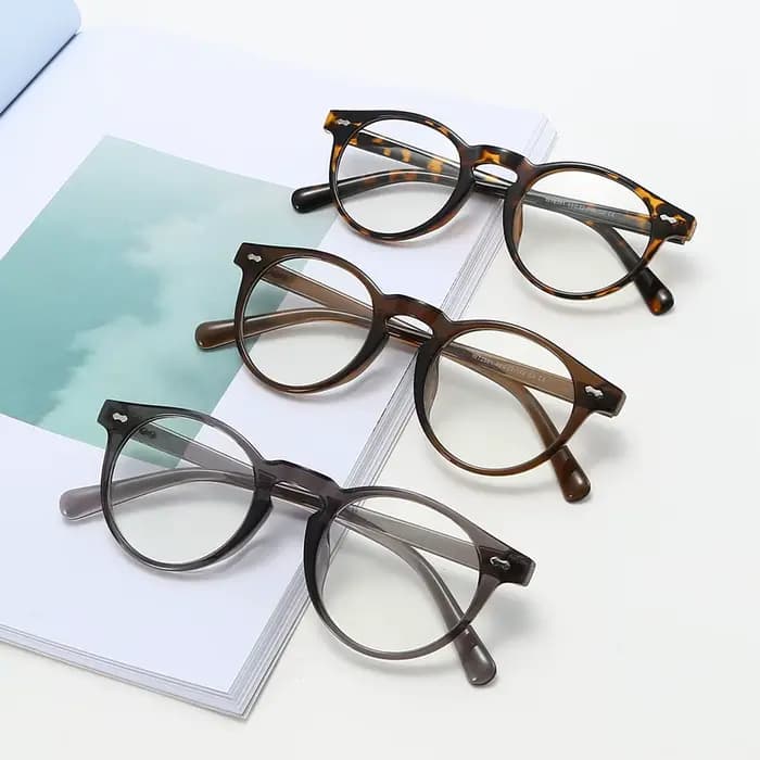 Lunettes à monture ronde TR90 de nouveau style classique rétro – Accessoire streetwear indispensable pour hommes et femmes à la mode