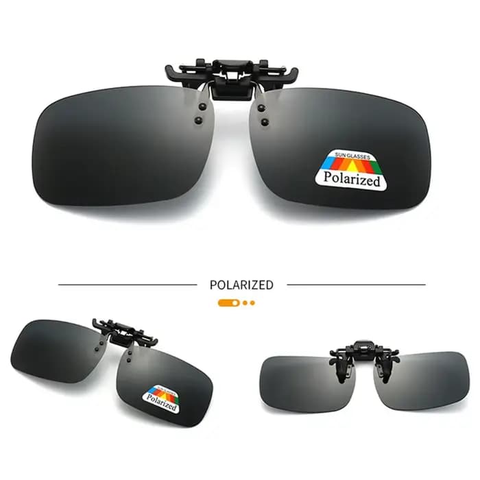Lunettes de soleil polarisées à clipser universelles pour hommes et femmes