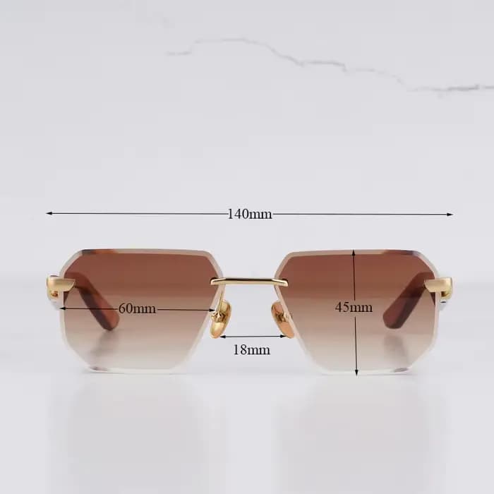 VISIONIST SUN II Lunettes de soleil sans monture pour homme