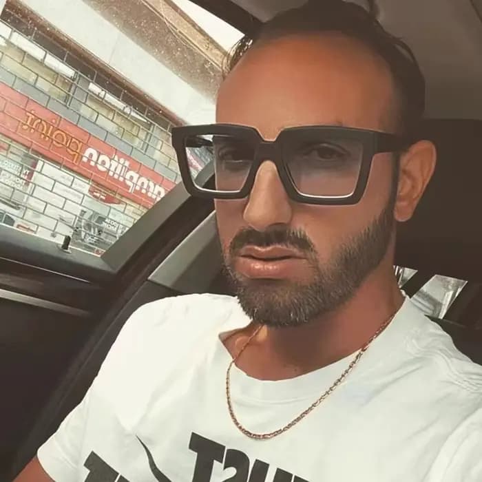 Lunettes de soleil carrées rétro à grande monture en plastique pour hommes et femmes