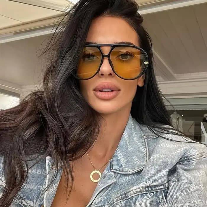 Lunettes de soleil à Double pont pour hommes et femmes