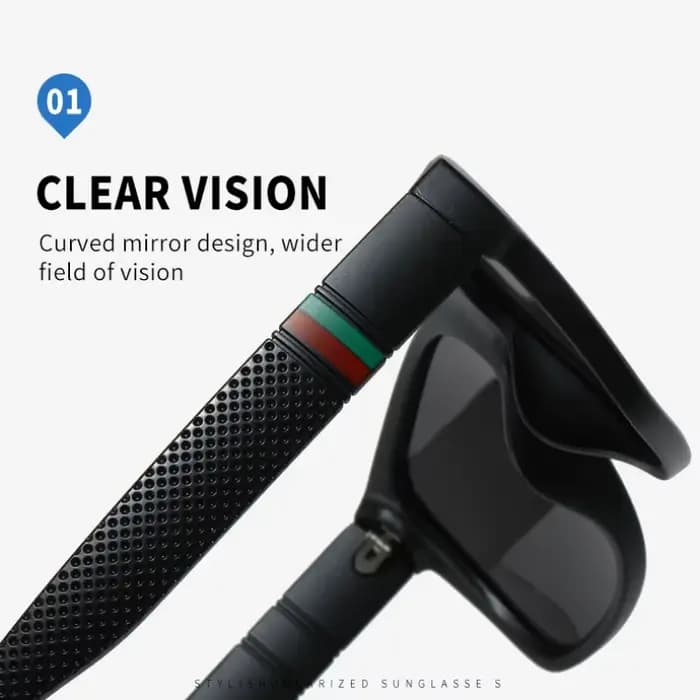 Mode surdimensionné lunettes de soleil polarisées hommes femmes luxe conduite pêche voyage Vintage carré