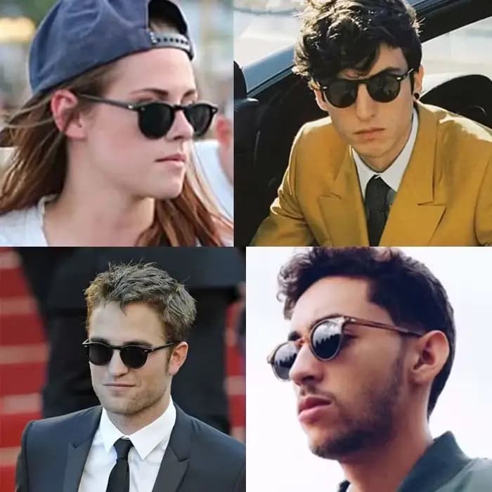 Lunettes De soleil rondes à la mode femme marque