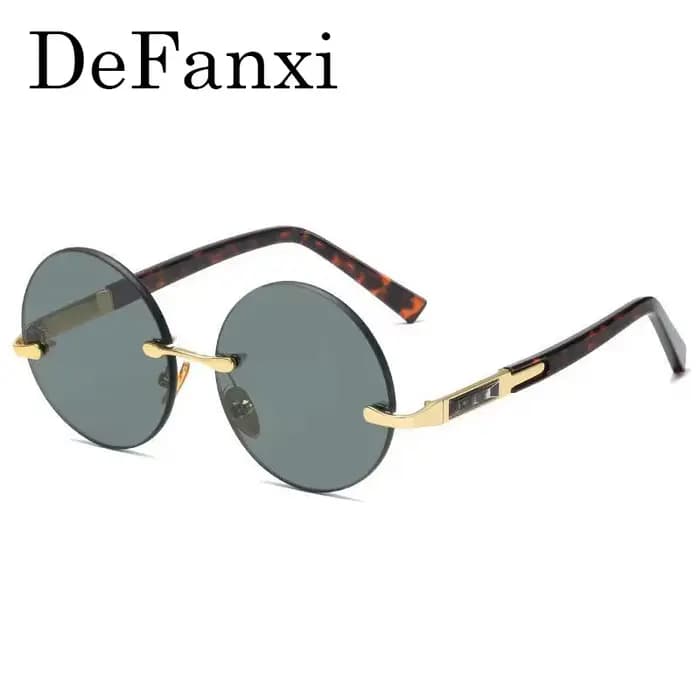 Lunettes de soleil rondes Vintage pour hommes et femmes