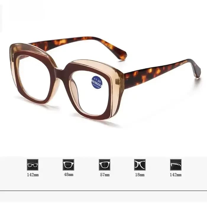 Lunettes de lecture à monture surdimensionnée pour femmes