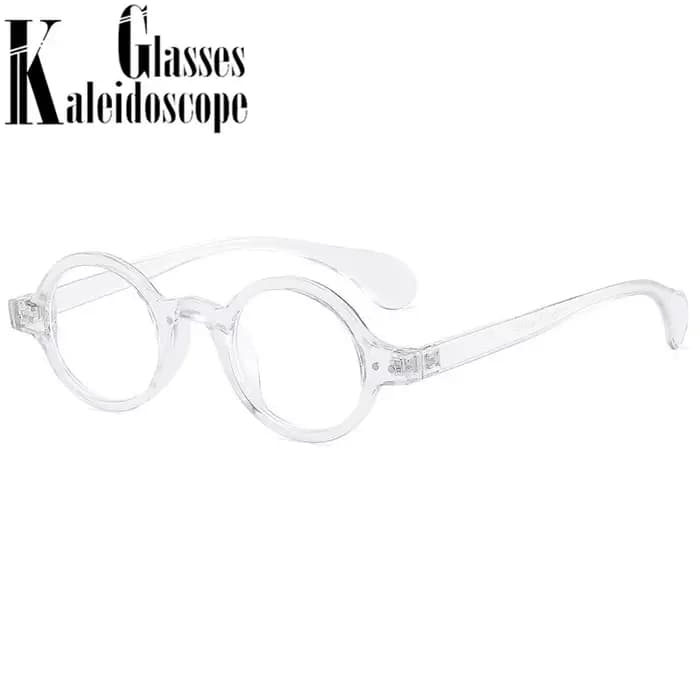Nouveau cadre de lunettes rondes femmes hommes petites montures ordinateur lunettes optiques Vintage marque concepteur léopard noir verre clair lentille