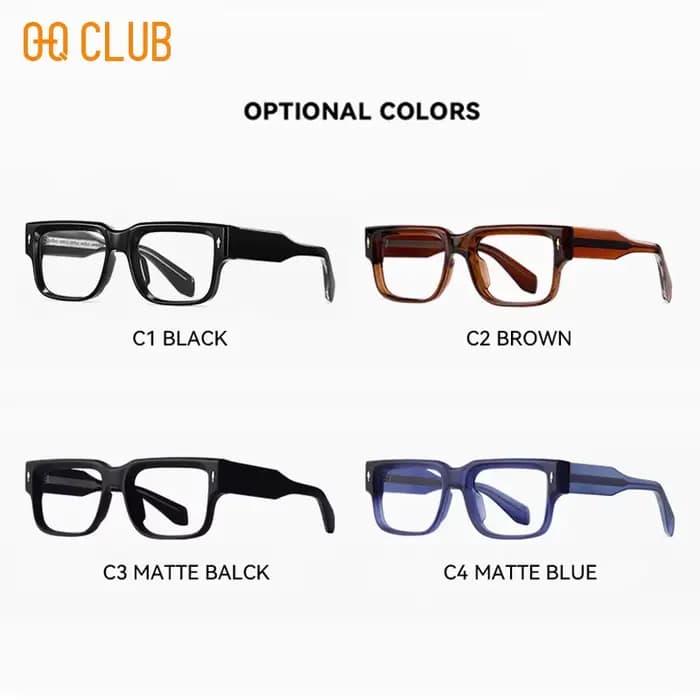 O-Q CLUB lunettes bloquant la lumière bleue pour la vue pour hommes