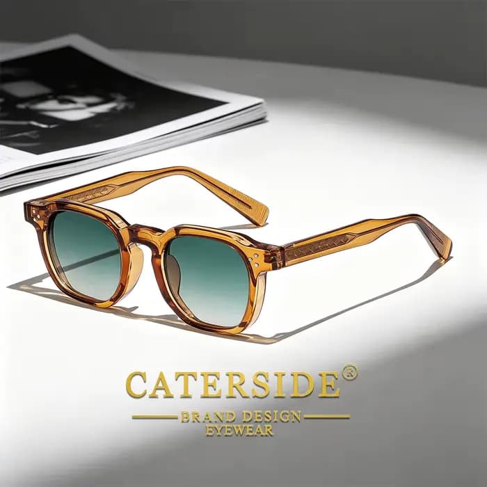 Lunettes de soleil rétro punk CATERSIDE pour hommes