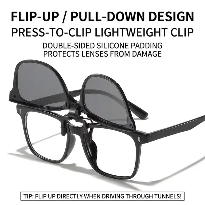 Lunettes de soleil à clipser pour hommes et femmes