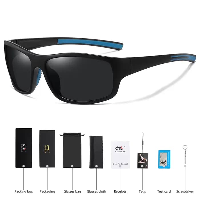 DML – lunettes de soleil polarisées en matériau Ultra léger pour hommes et femmes