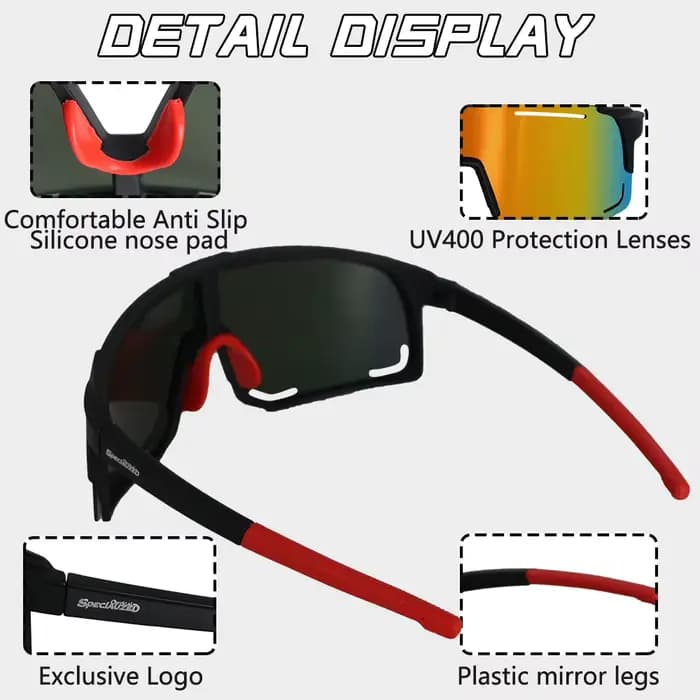 Lunettes de soleil de cyclisme hommes femmes VTT