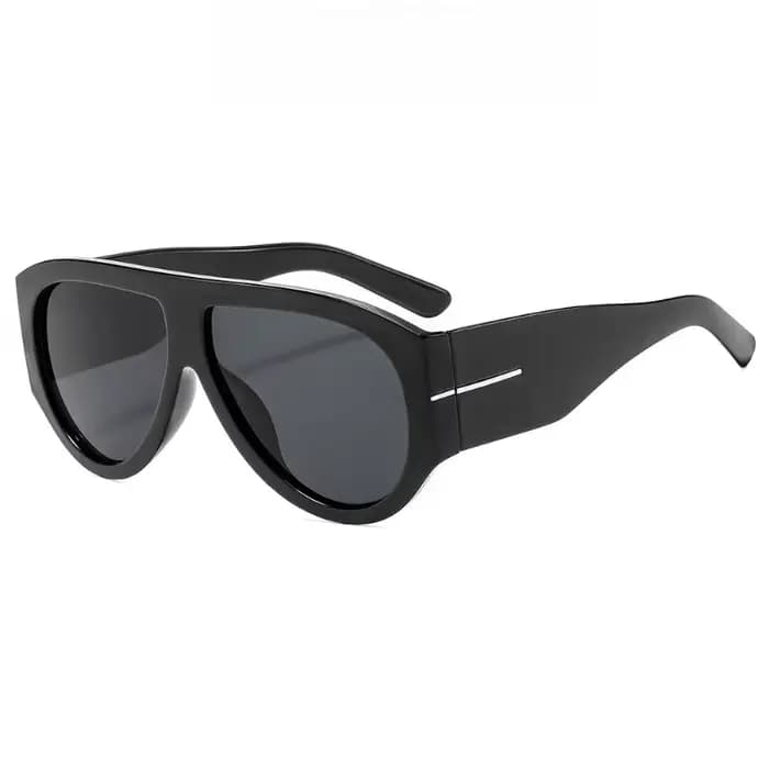 Nouvelles lunettes de soleil tendance surdimensionnées à monture large Y2K pour femmes