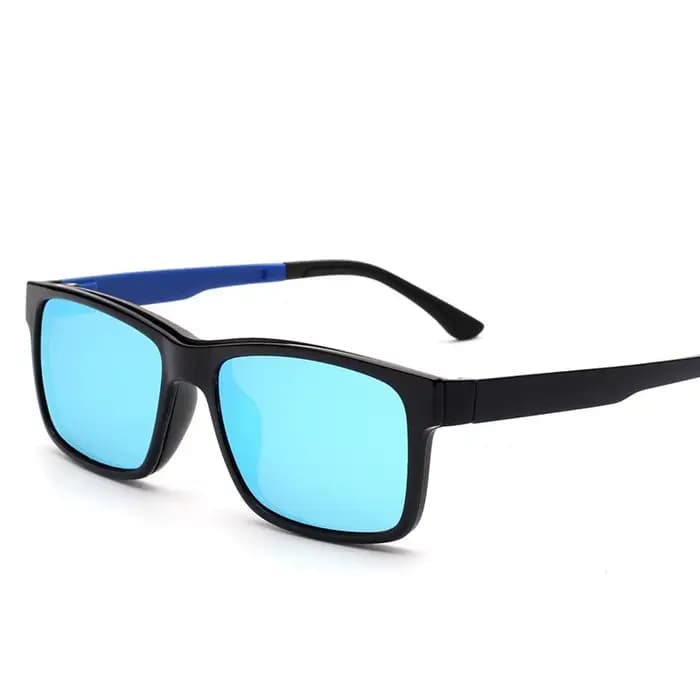 Lunettes de soleil magnétiques optiques carrées pour hommes et femmes