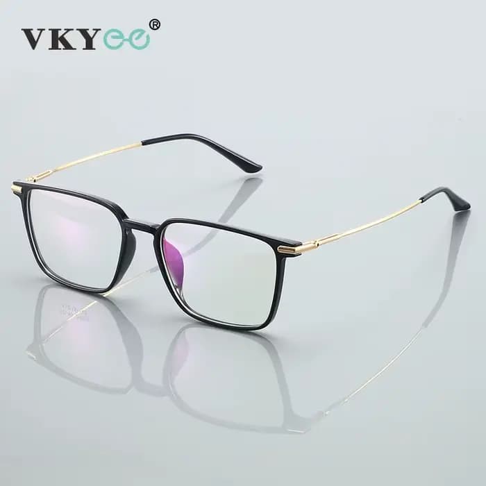 VKYEE nouvelle mode rétro hommes lunettes carrées Simple confortable femmes TR cadre myopie