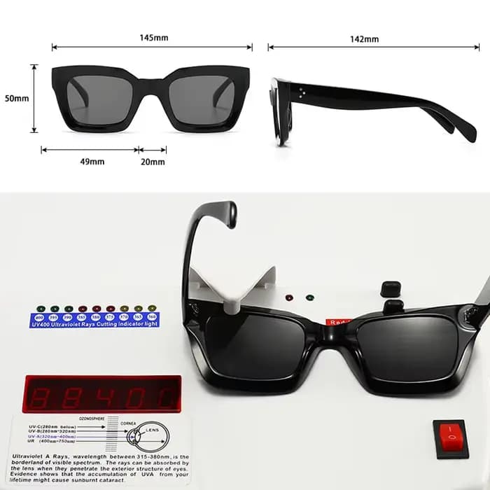 SO & EI mode lunettes de soleil œil de chat femmes marque concepteur rétro carré bleu violet