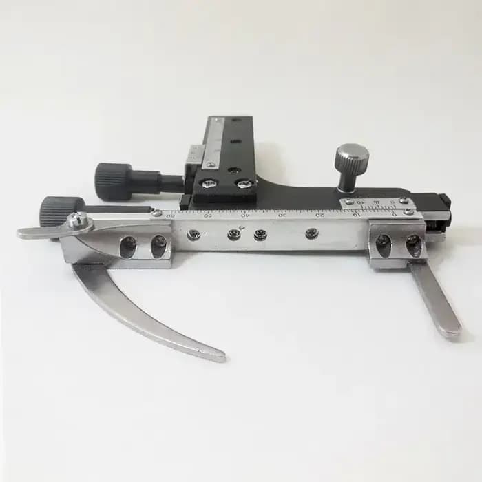 Plateau mécanique mobile X-Y attachable au microscope avec échelle pour spécimens