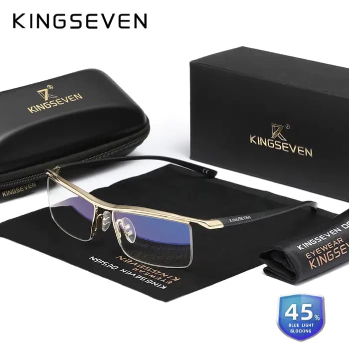 Lunettes de luxe anti-rayons bleus pour hommes et femmes