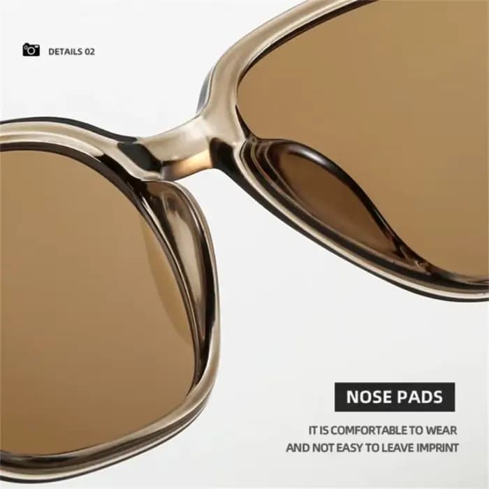 Lunettes de soleil classiques marron