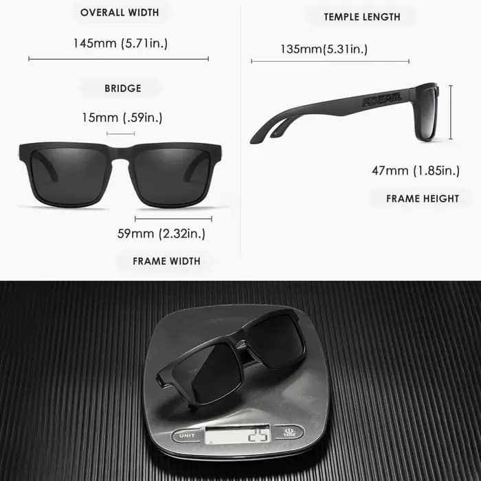 Lunettes de soleil polarisées Kdeam 2025 pour hommes et femmes