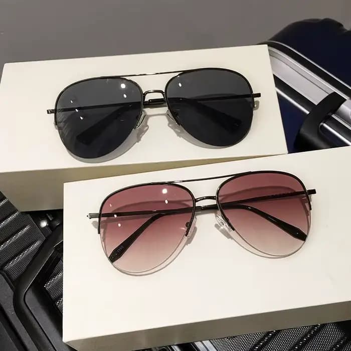 Nouveau Vintage pilote lunettes De soleil femmes hommes marque