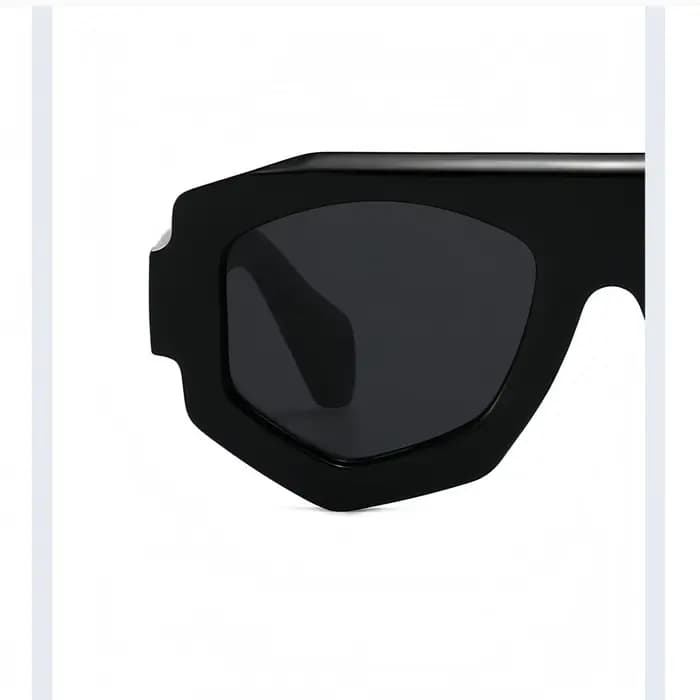 Lunettes de soleil tendance à grande monture irrégulière européenne et américaine pour hommes et femmes