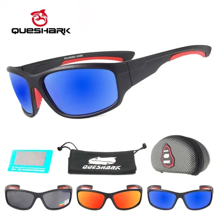 QUESHARK – lunettes de soleil polarisées pour hommes
