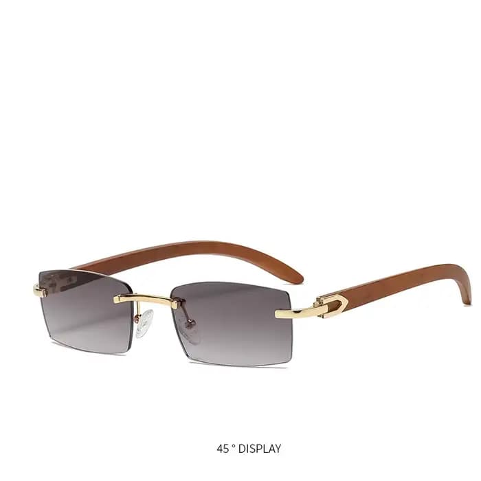 Lunettes De soleil Vintage Steampunk sans bords pour hommes