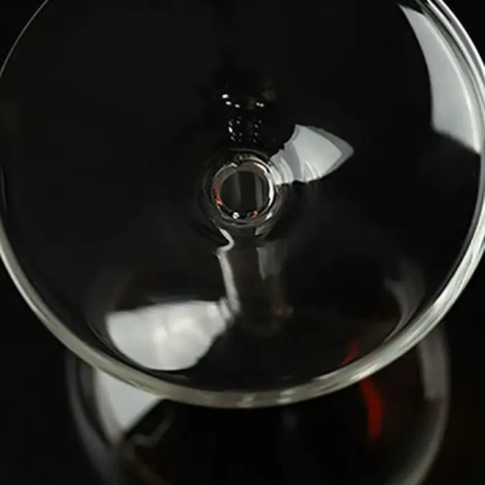 Outil de Bar 400ML, gobelet à l'envers transparent à longue tige, tasse à vin inversée, verre à vin épais, cadeau