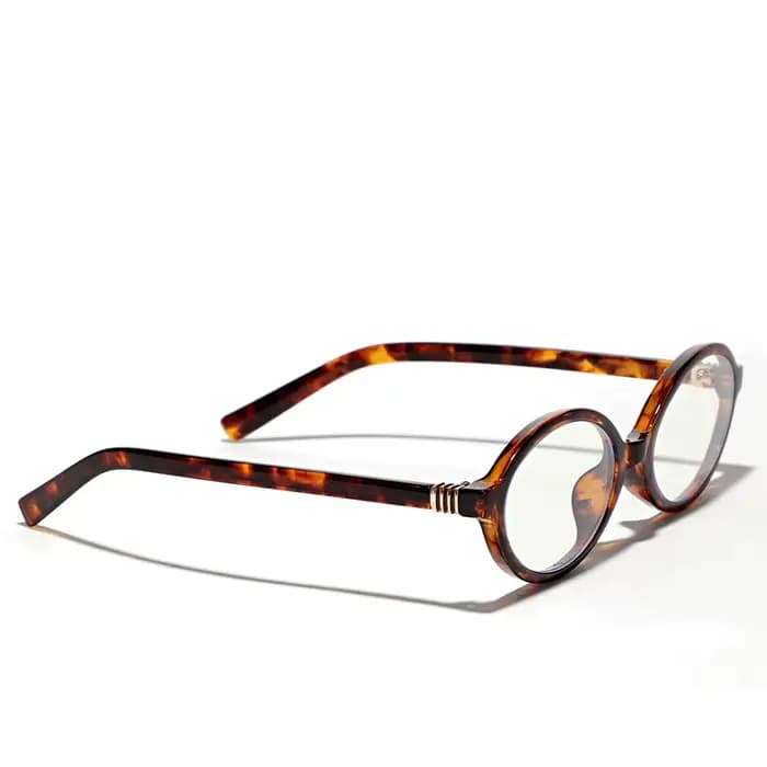 Lunettes ovales Peekaboo anti-lumière bleue