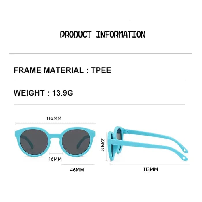 Lunettes de soleil pour bébé de 0 à 5 ans