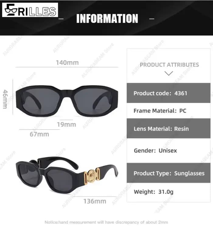Lunettes de soleil rétro Vintage