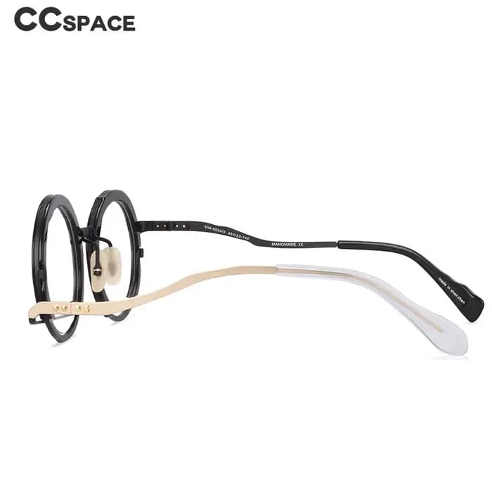 Lunettes rondes rétro faites à la main pour hommes et femmes