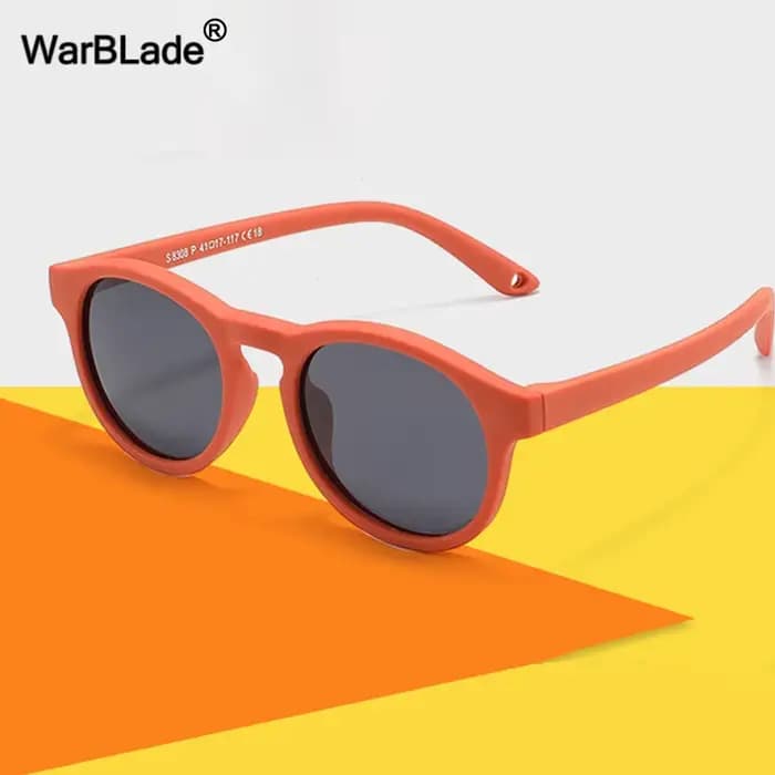 Petites lunettes de soleil rondes polarisées pour enfants