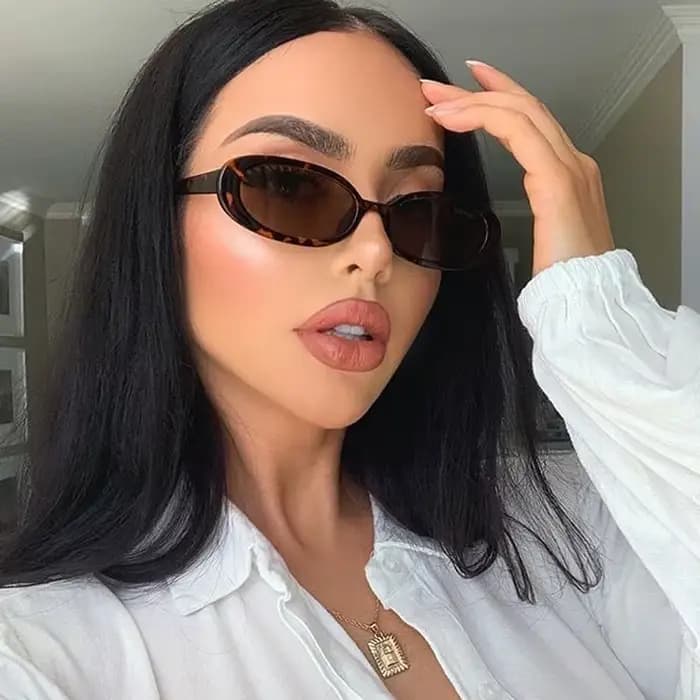 Nouveau ovale Vintage lunettes De soleil femmes marque De luxe concepteur mode
