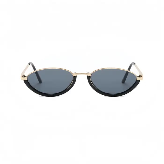 Lunettes œil de chat en métal à petite monture tendance pour femmes européennes et américaines