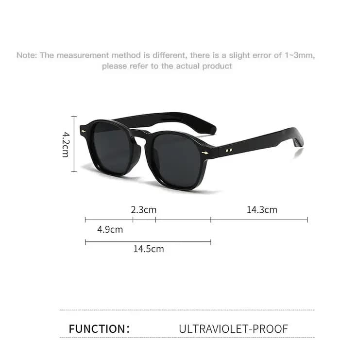 Lunettes de soleil de créateur à verres orange pour hommes et femmes