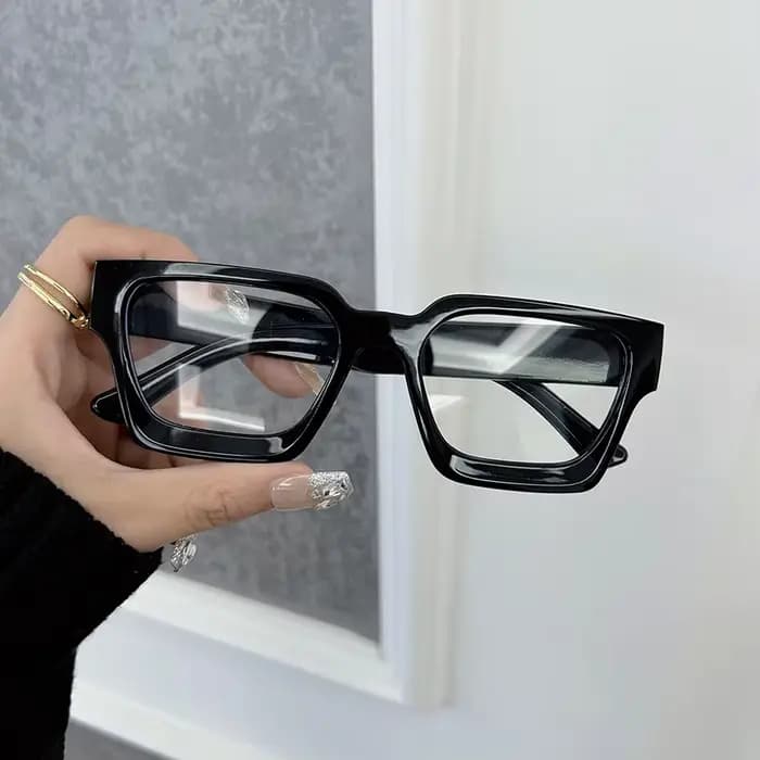 Lunettes carrées décontractées pour femmes et hommes