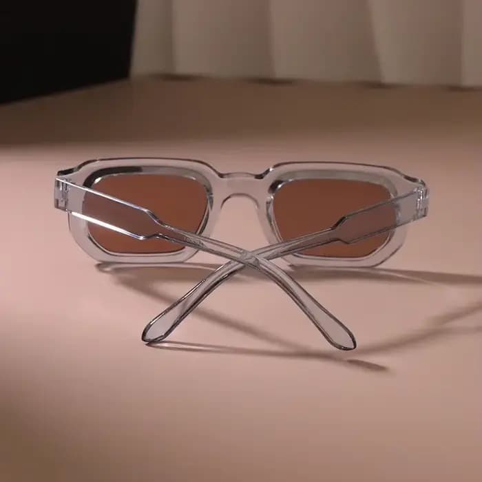 Lunettes de soleil rectangulaires pour hommes et femmes