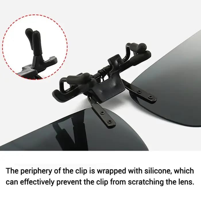 Lunettes de soleil polarisées à clipser universelles pour hommes et femmes