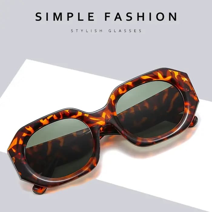 Lunettes de soleil rétro surdimensionnées pour hommes et femmes