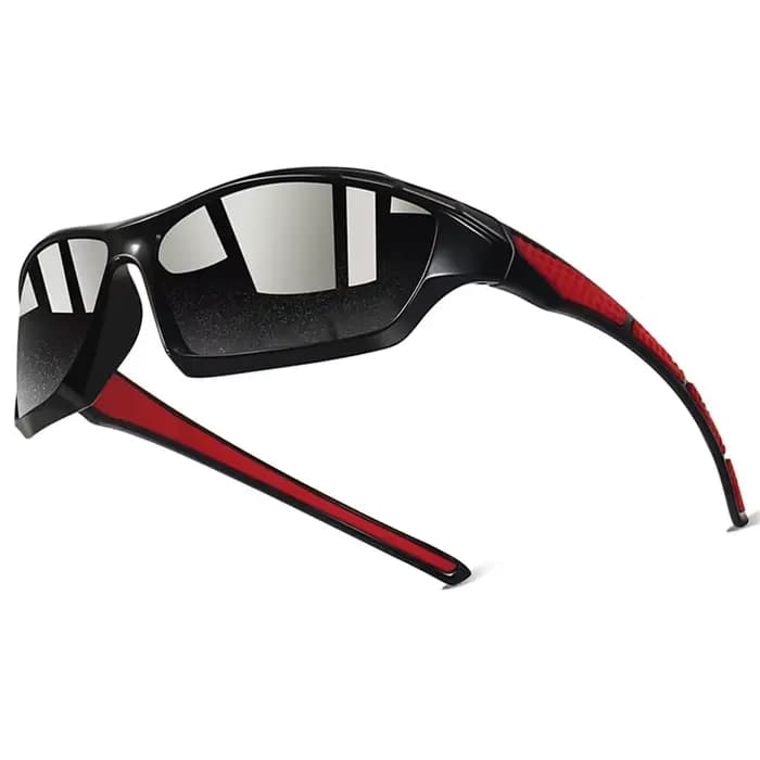 Lunettes de soleil vintage tendance à couleurs contrastées