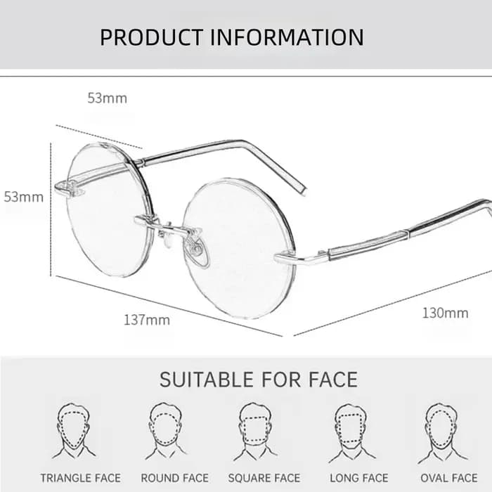 Lunettes de soleil rondes à lentille verte