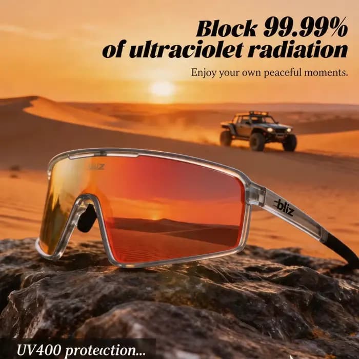 B BLIZ Nouvelles lunettes de soleil polarisées à 3 verres UV400 pour le cyclisme