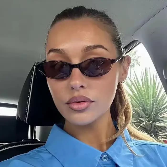 Lunettes de mode pour femmes avec monture ovale