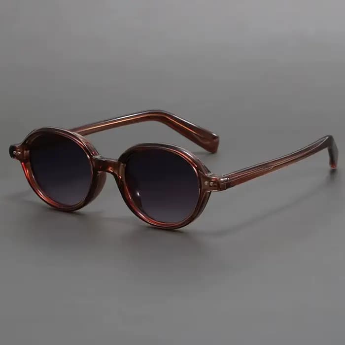 Lunettes de soleil polarisées ovales en acétate pour hommes et femmes