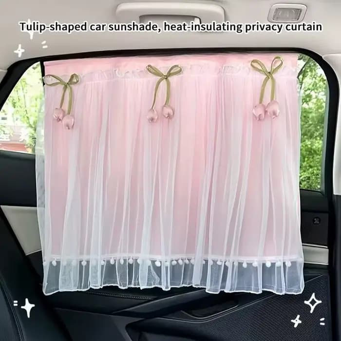 Pare-soleil de voiture à double couche réfléchissant la chaleur, protection solaire pour pare-brise de véhicule, utilisation en parking